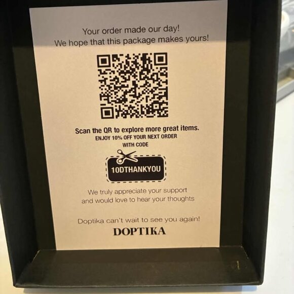 NIB Doptika Engraved Leather Bifold Wallet - To My Fiancé - Picture 4 of 4